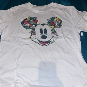 Mickey Mouse floral shirt